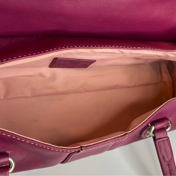 Cole Haan Magenta Leather Shoulder Bag - Picture 8 of 10